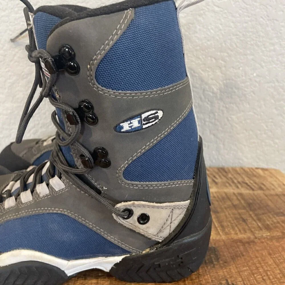 Sims Turbo Men's Snowboard Boots Blue Lace Up Stitched - Size 7 US 40 EUR